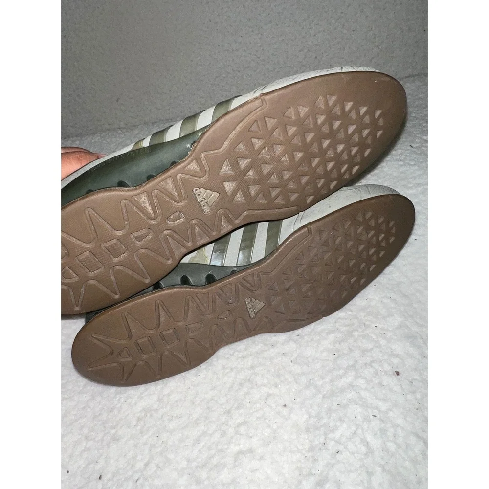 Adidas Adipower Weightlifting Shoes Mens 6 Olive Green Grey DA9874 Squat Gym